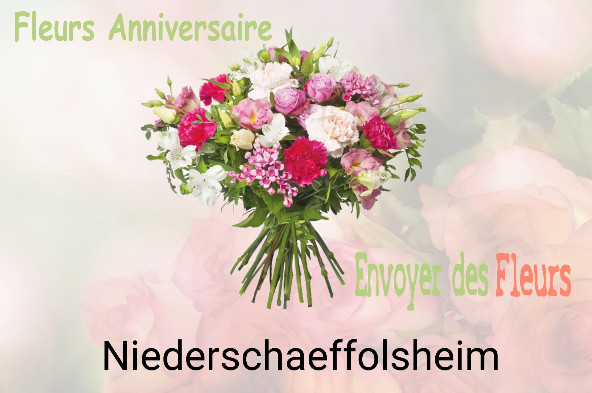 Bouquet de fleurs d’anniversaire livré à Niederschaeffolsheim