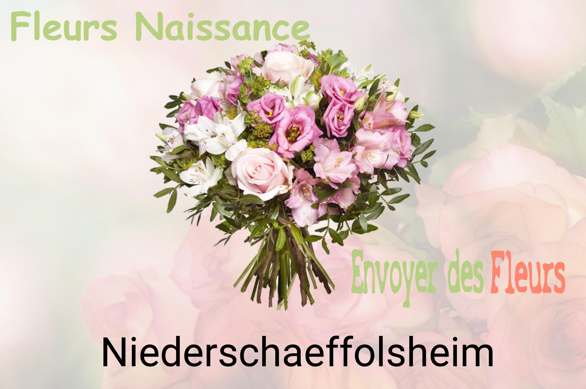 Bouquet de fleurs de naissance livré à Niederschaeffolsheim